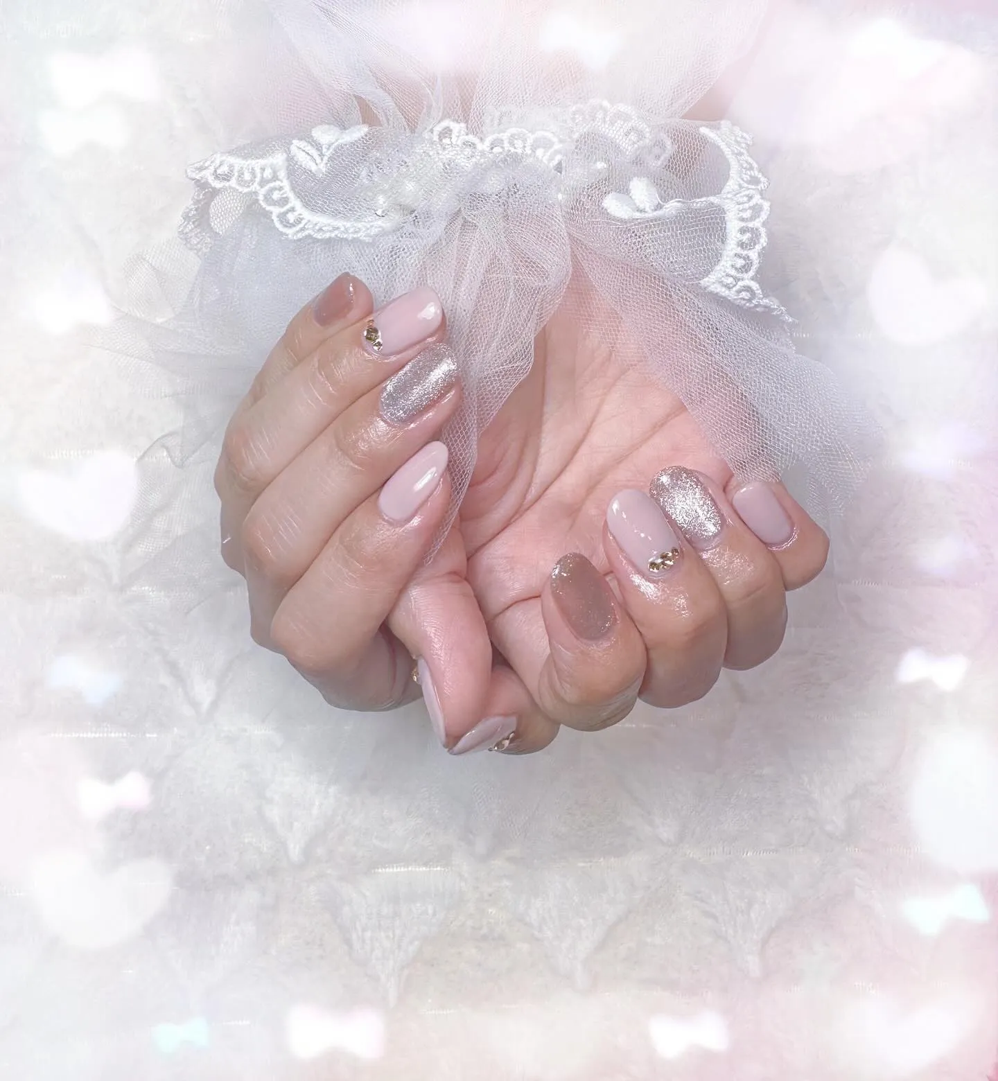 今回のお客様は似合いそうなネイルを完全お任せでー^^というオ...